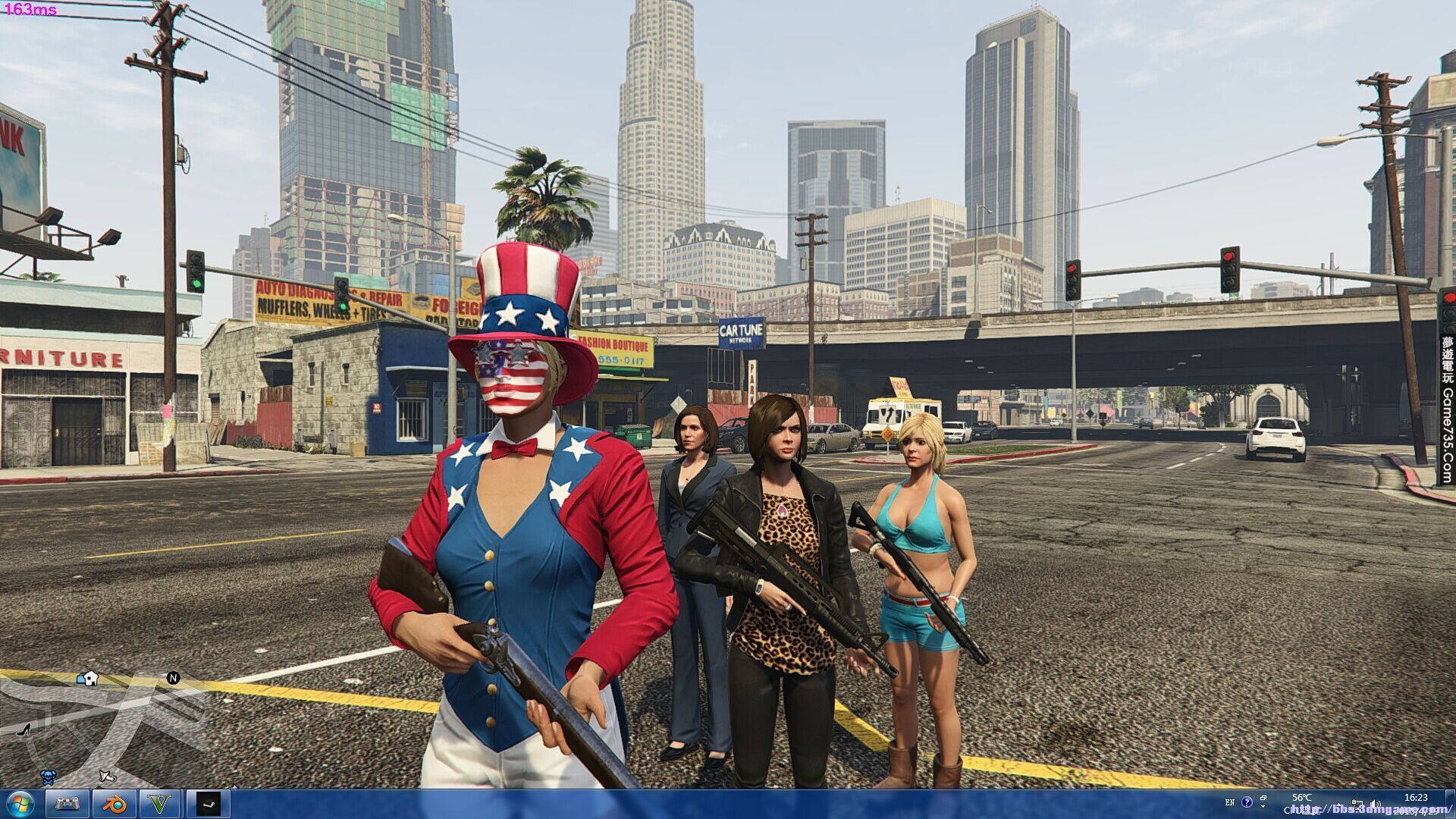 Gtav 召喚美女mod和修改主角mod 俠盜獵車手5 Gta5 作弊 夢遊電玩論壇 Game735 Com