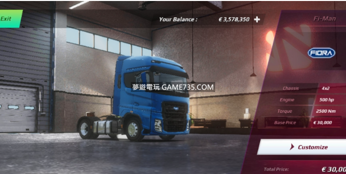 【修改版】歐洲卡車模擬3 v0.2 (Truckers of Europe 3) 無限金幣